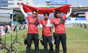 Kontingen Indonesia Borong 3 Emas Di Kejuaraan Panahan Asia