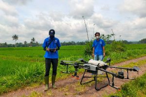 Petani Milenial Jawa Barat Manfaatkan Drone Secara Otomatis