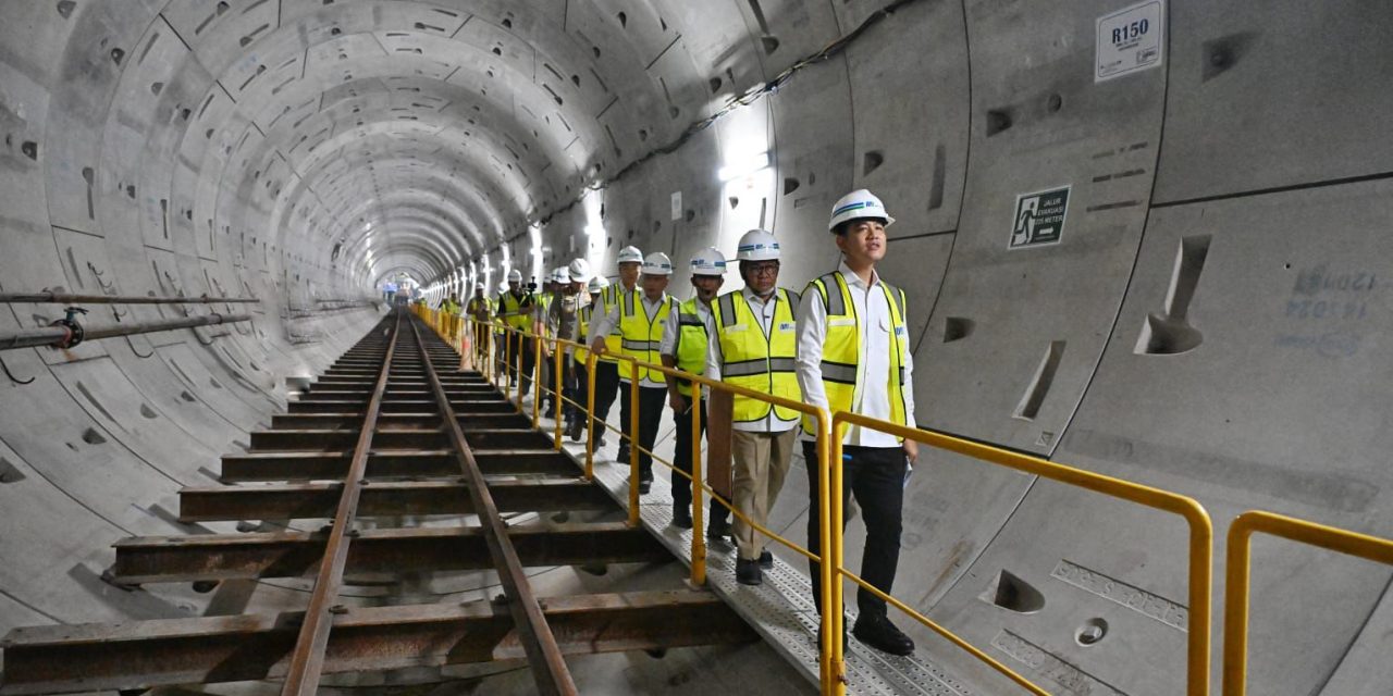 Proyek MRT Jakarta Fase 2A Bundaran HI-Kota Capai 45%